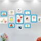 DIY Colorful Magnetic Photo Picture Frames Fridge Refrigerator Magnet Photo Frame For Wall Living Room Decoration