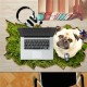 Dog Pet Lawn PAG STICKER 3D Desk Sticker Wall Decals Home Wall Desk Table Decor Gift