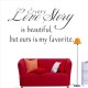 English Proverbs Wall Stickers Love Story Wall Stickers