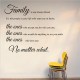 Family Quote Wall Sticker Removable Decal Mural DIY Living Room Art Home Decor