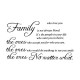 Family Quote Wall Sticker Removable Decal Mural DIY Living Room Art Home Decor