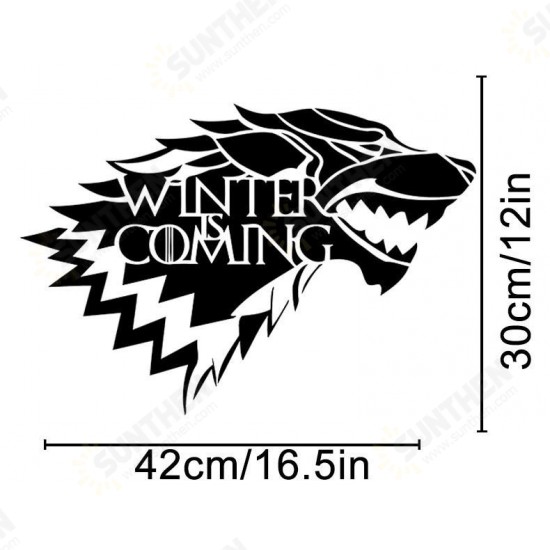 Game of Thrones House Stark Wolf Vinyl Sticker Decal HBO Winter Is Coming