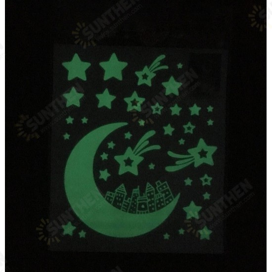 Glow In The Dark Home Decor Shining Star Luminescence Sticker