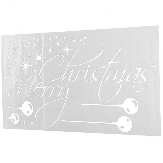 Merry Christmas Snowflake Window Wall Sticker Wall Window Decoration