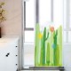 FX82031 2PCS Cactus And Balloon Painting Sticker Glass Door Stickers Wall Stickers Home Decoration Sticker