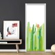 FX82031 2PCS Cactus And Balloon Painting Sticker Glass Door Stickers Wall Stickers Home Decoration Sticker