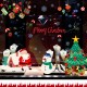 Removable Christmas Santa Snowman Wall Stickers Window Decal Home Decor