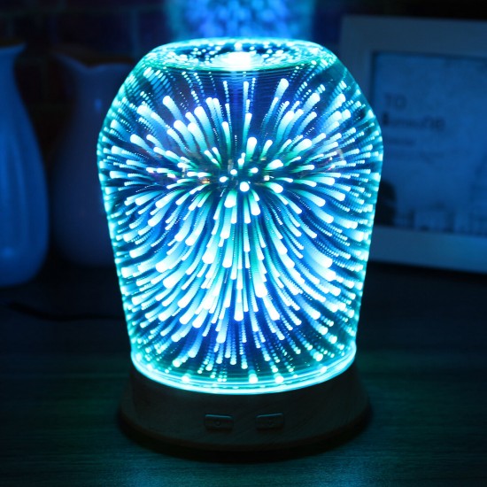 3D LED Ultrasonic Diffuser Humidifier Aromatherapy Essential Oil Diffuser Mist Humidifier