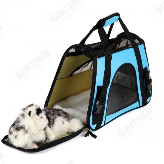 Oxford Cloth Foldable Dog Crate Bag Pet Travel Carrier Tote Bag Puppy Cat Dog Handbag