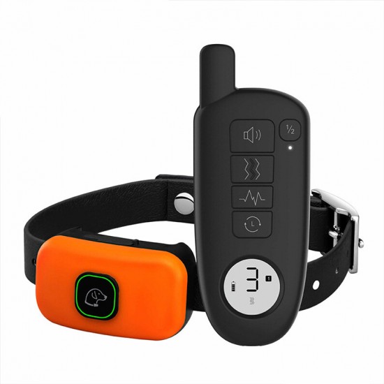 Dog Training Collar IPX7 Waterproof USB Rechargeable 300M Remote Control Training Collar with Beep Vibration and Static Shock