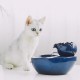 Pet Cat Dog Auto Circulating Water Dispenser Filter Ceramic Lotus Fountain Drinking