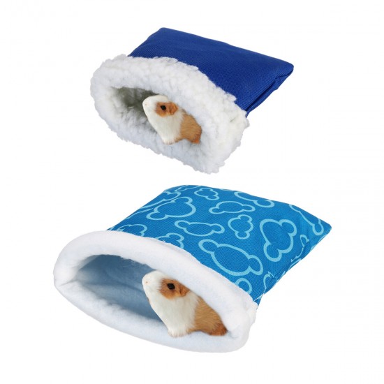 Pet Hamster Sleeping Bag Soft Warm House Guinea Pig Hedge Winter House