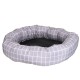 Pet Kennel Cat Dog Soft Comfortable Round Cushion Bed Winter Warm with Pillow