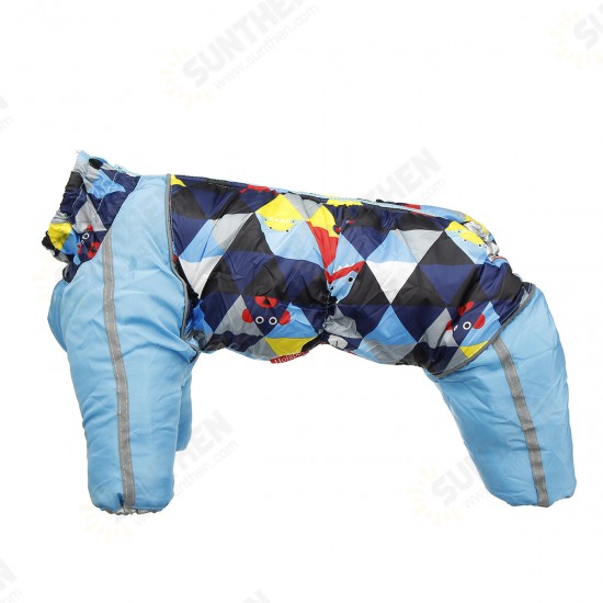 Pets Dog Clothes Super Warm Jacket Thicker Cotton Coats Waterproof Pet Pants Clothing For Male French Bulldog Puppy