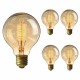 4PCS E26 G80 60W AC110V 64A Warm White Retro Amber Edison Incandescent Light Bulb for Home