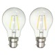 Dimmable B22 A60 2W Pure White Warm White COB Retro Edison Light Lamp Bulb AC220V