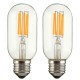 Dimmable E27 E26 T45 6W COB Incandescent Warm White Edsion Restro Light Lamp Bulb AC110V AC220V