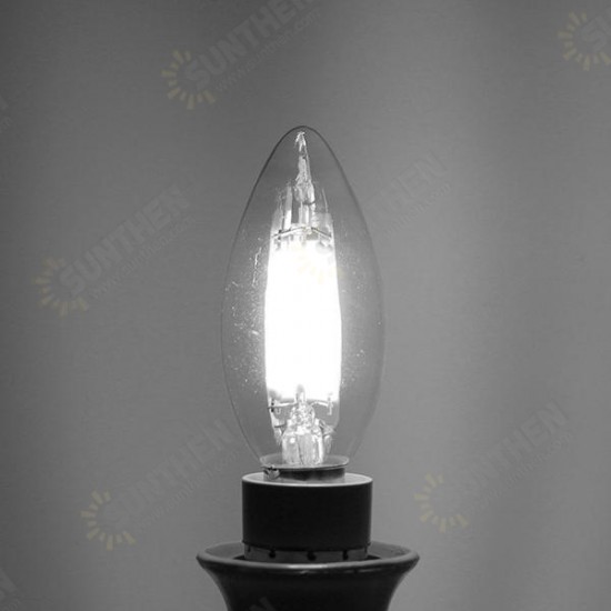 E12 E14 C35 5W 540LM Warm White Pure White LED Candle Light Bulb No Flicker AC110V AC220V