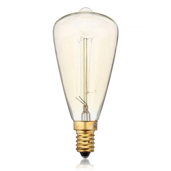 E14 40W Incandescent Bulb 220V ST48 Retro Edison Light Bulb