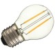 E27 G45 2W Warm White/ White Edison Filament LED COB Dimmable Lamp AC220V/110V