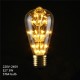 E27 ST64 3W Vintage Antique Edison Style Carbon Filament Clear Glass Bulb 220-240V