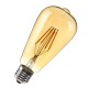 E27 ST64 4W Golden Cover Dimmable Edison Retro Vintage Filament COB LED Bulb Light Lamp AC110/220V