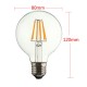 G80 E27 6W Warm White COB LED Filament Retro Edison Bulbs 220V