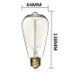 2Pcs/Pack E27 Edison Incandescent Bulb Vintage Lamp Filament Retro ST64 40W 110V Warm White Ideal for Decoration Antique Light Fixture