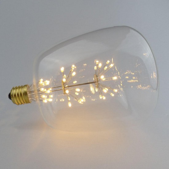 E27 E14 3W Retro Sky Star Edison Bulb LED Incandescent Lamp Chandelier Hanging Light AC220V