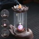 Backflow Incense Burner Ceramic Incense Holder Back Flow Base Home Office Decor