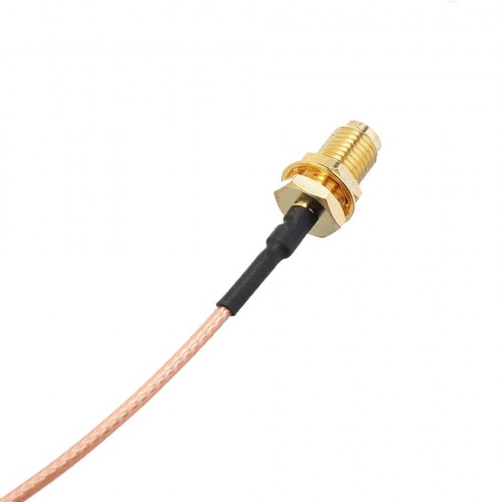 2Pcs 50CM Extension Cord U.FL IPX to RP-SMA Female Connector Antenna RF Pigtail Cable Wire Jumper for PCI WiFi Card RP-SMA Jack to IPX RG178