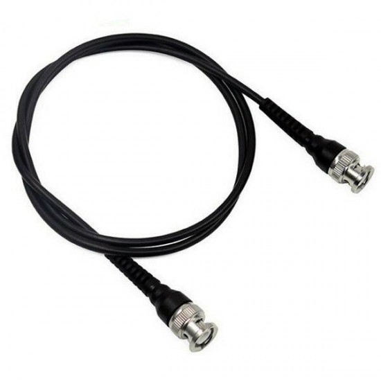 P1013 BNC Q9 Male Plug To BNC Q9 Male Plug Oscilloscope Test Probe Cable Lead 100CM