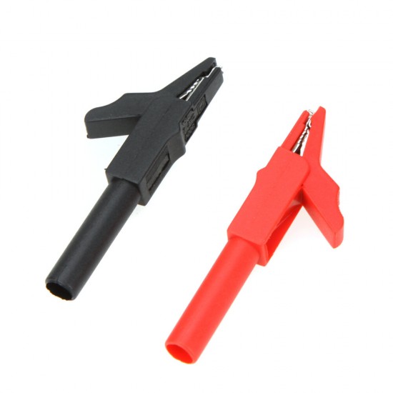 High-Quality Insulated Electrical Crocodile Test Cord Clamp for Multimeter Banana Plug Cable Lead Probe Crocodile Test