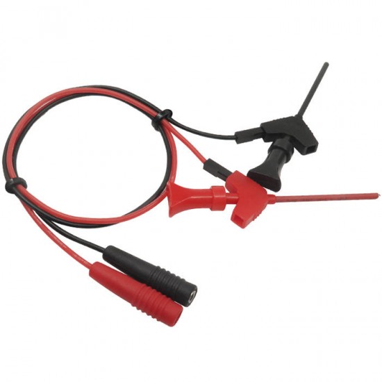 P1511B 2mm Banana Plug Female to Test Clip Probe Test Lead Kit Can Connect the Digital Multimeter Pen