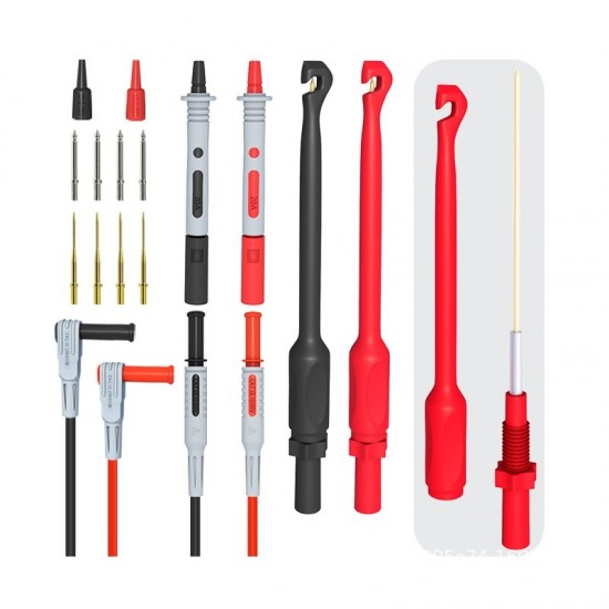 P1033B Multimeter Test Probes Leads Kit with Wire Piercing Puncture 4mm Banana Plug Test Probes