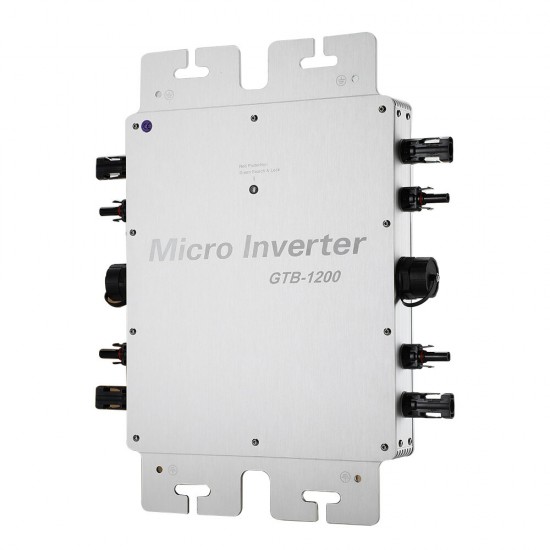 1200W Smart Solar Grid Tie Micro Inverter GTB-1200 Microinverter For On Grid Solar Power System Home