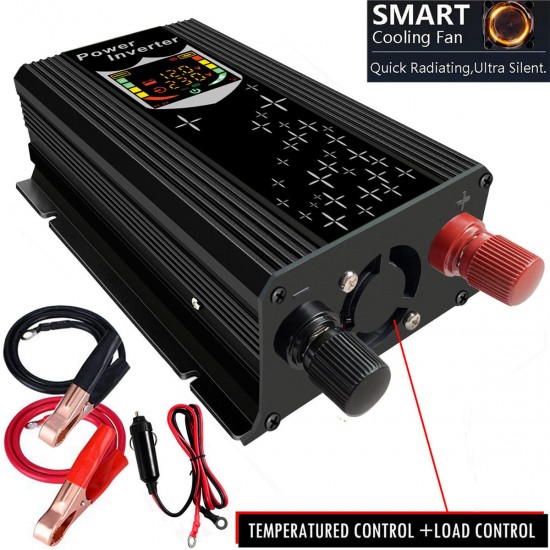 12V-110V/220V Dispaly Inverter 450W Power Inverter Car Modified Sine Wave Converter Solar Power Charger Inverter