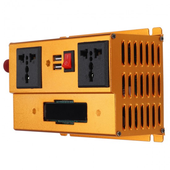 2200W Peak Power Inverter DC 12/24V or 48/60V to AC 220V Converter For Cars Steamboats Emergency