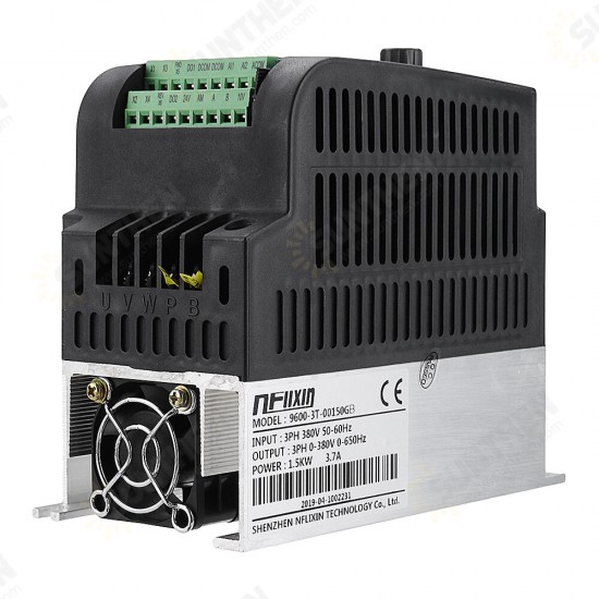 220V/380V 1.5KW/2.2KW Variable Frequency Drive VFD Inverter