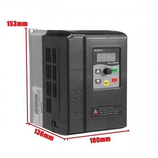 2.2KW 3HP 380V 5A 3 To 3 Phase Variable Frequency Inverter Motor Drive VSD VFD