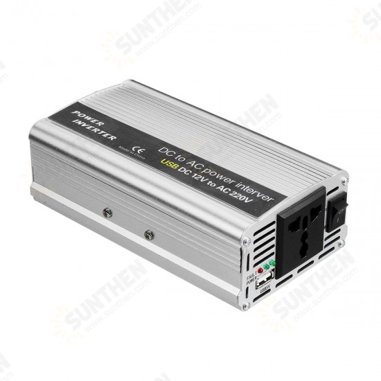 2400W Solar Inverter DC12V TO AC220V Modified Sine Wave Inverter USB Power Converter