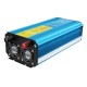 2500W Peak Pure Sine Wave Inverter 12V/24V to 110V/220V LCD Solar Power Converter