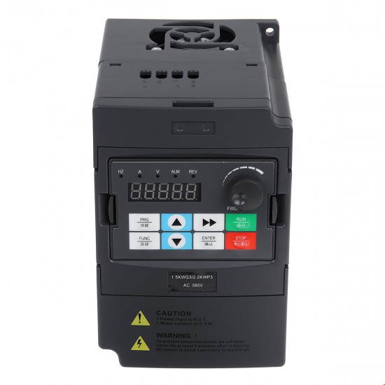 3HP 0.75kw/1.5kw/2.2kw Variable Frequency Drive Inverter VFD 3 Phase To 3 Phase VFD 380V