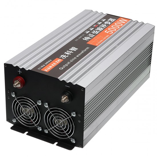 5000W 60Hz Dual Display Pure Sine Wave Inverter Power Inverter 12V/24/48/ DC To 220V AC Converter