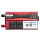 500W DC 12V/24V to AC 110V/220V Modified Sine Wave Power Inverter 4 USB