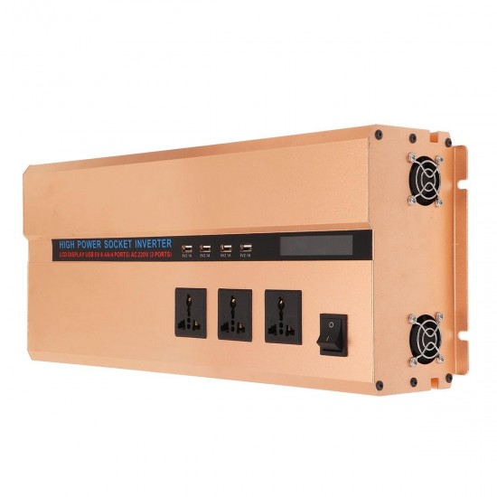 8000W Peak 3000W Modified Sine Wave Power Inverter 12V/24V To 220V 12V to 110V DC To AC Converter