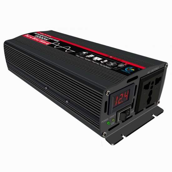 6000W Car Power Inverter DC 12V/24V/48V/60V to AC 220V Pure Sine Wave Inversor Auto Car Convertor Invertor