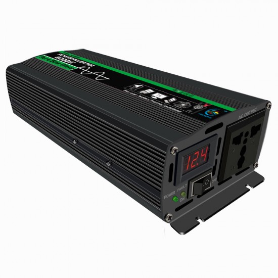 8000W Car Power Inverter DC 12V/24V/48V/60V to AC 220V Pure Sine Wave Inversor 12V 220V Auto Car Convertor Invertor