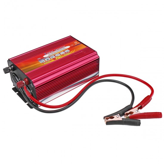 LCD Power Inverter DC 12V/24V to AC 110V/220V 6000W Peak Modified Sine Wave Converter