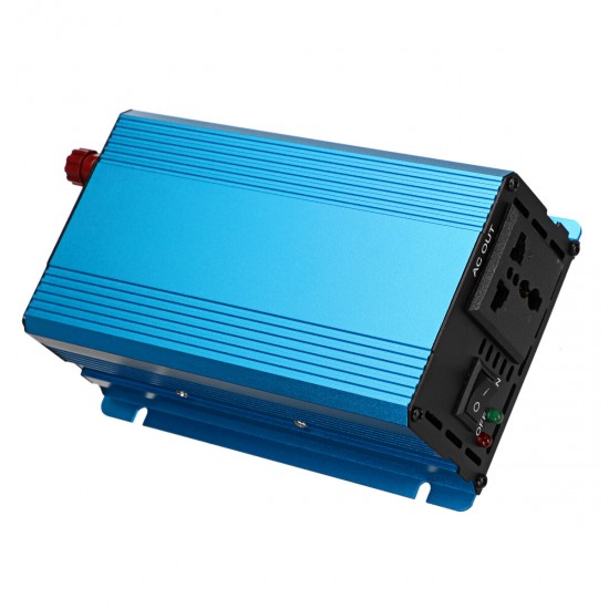 Peak 1500W 12/24/48/60V to 220V Car Power Inverter Voltage Converter Charger Adapter Inversor